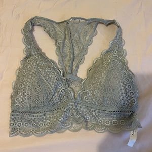 Aeropostale size S lacey gray bralette with removable padding